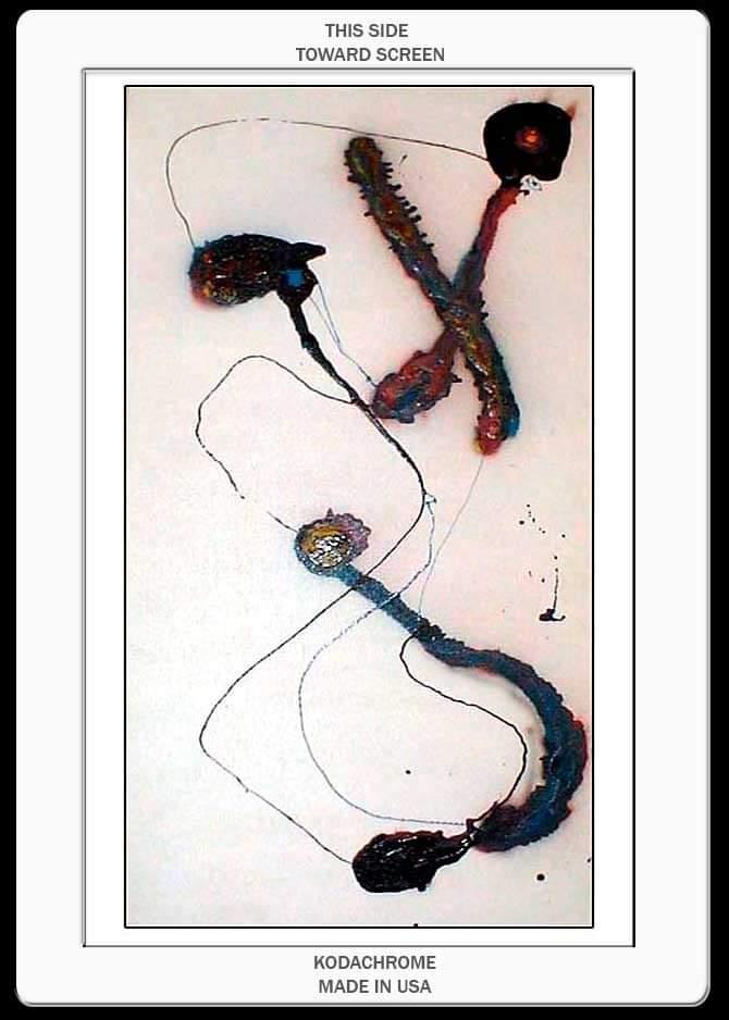 Man Riding Ostrich Painting