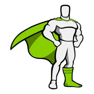 GSAP superhero icon
